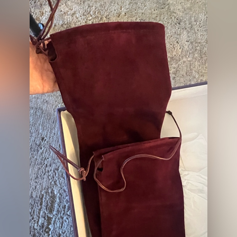 (Red) Stuart weitzman suede highland boots - Picture 3 of 11